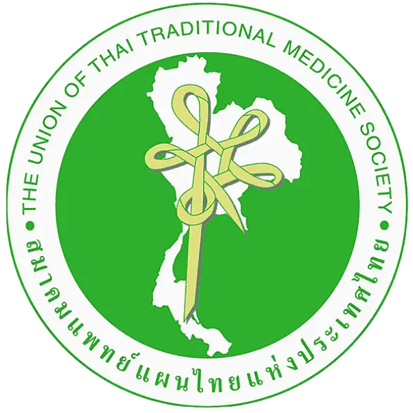 rundes grünes Siegel Union of Thai Traditional Medicine Society